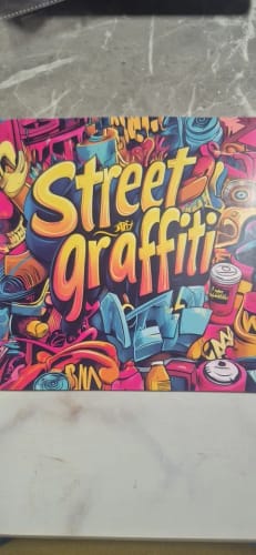 Customer photo review of Graffiti Street Art – Libro para Colorear