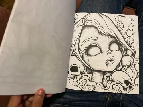 Customer photo review of Graffiti Street Art – Libro para Colorear