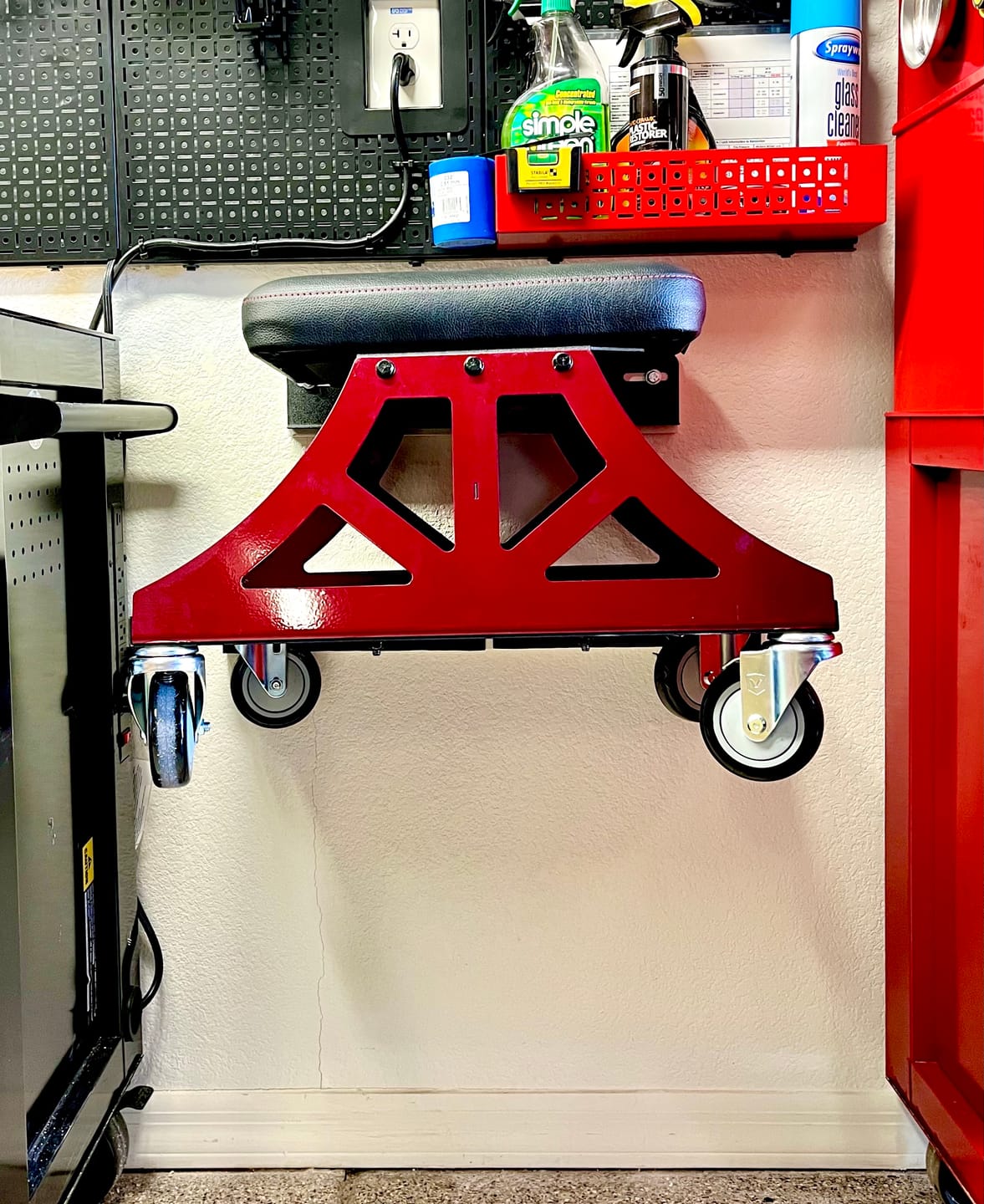 Customer photo review of WALL/CART MOUNT: LOW-PRO