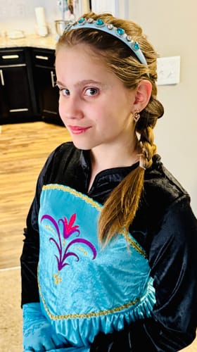 Customer photo review of Holographic Snowflake Eye Speckles