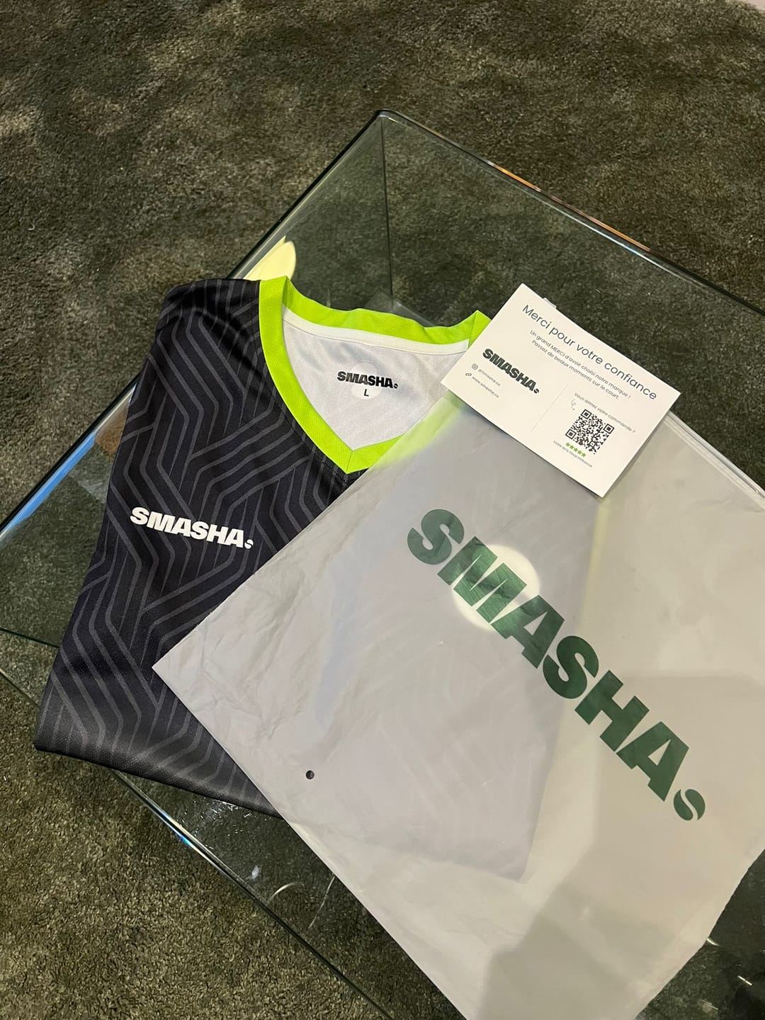 Customer photo review of Gamma | Maillot de Padel Personnalisable