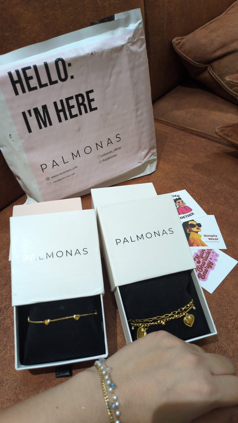 Customer photo review of Lunar Heart Bracelet