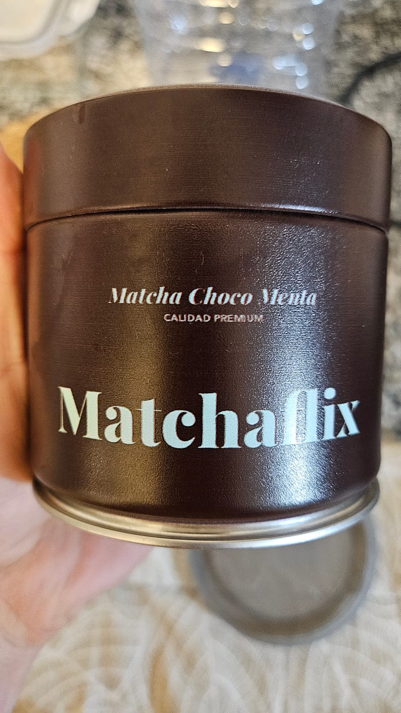 Customer photo review of Té Matcha Premium Choco-Menta