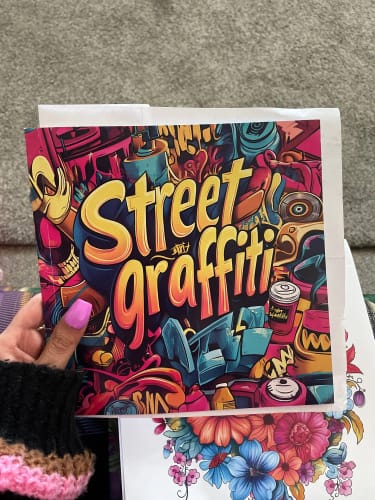 Customer photo review of Graffiti Street Art – Libro para Colorear