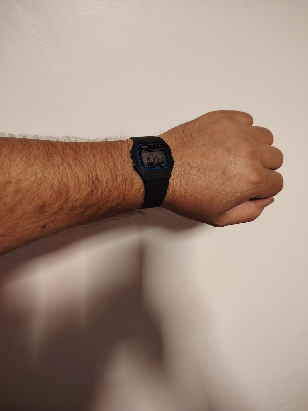 Customer photo review of Reloj Casio Vintage F-91W-1JH Packaging JDM