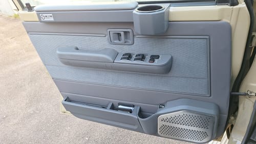 Customer photo review of Front Speaker Door Pods with Pocket to suit Toyota LandCruiser 70 Series (Pair)