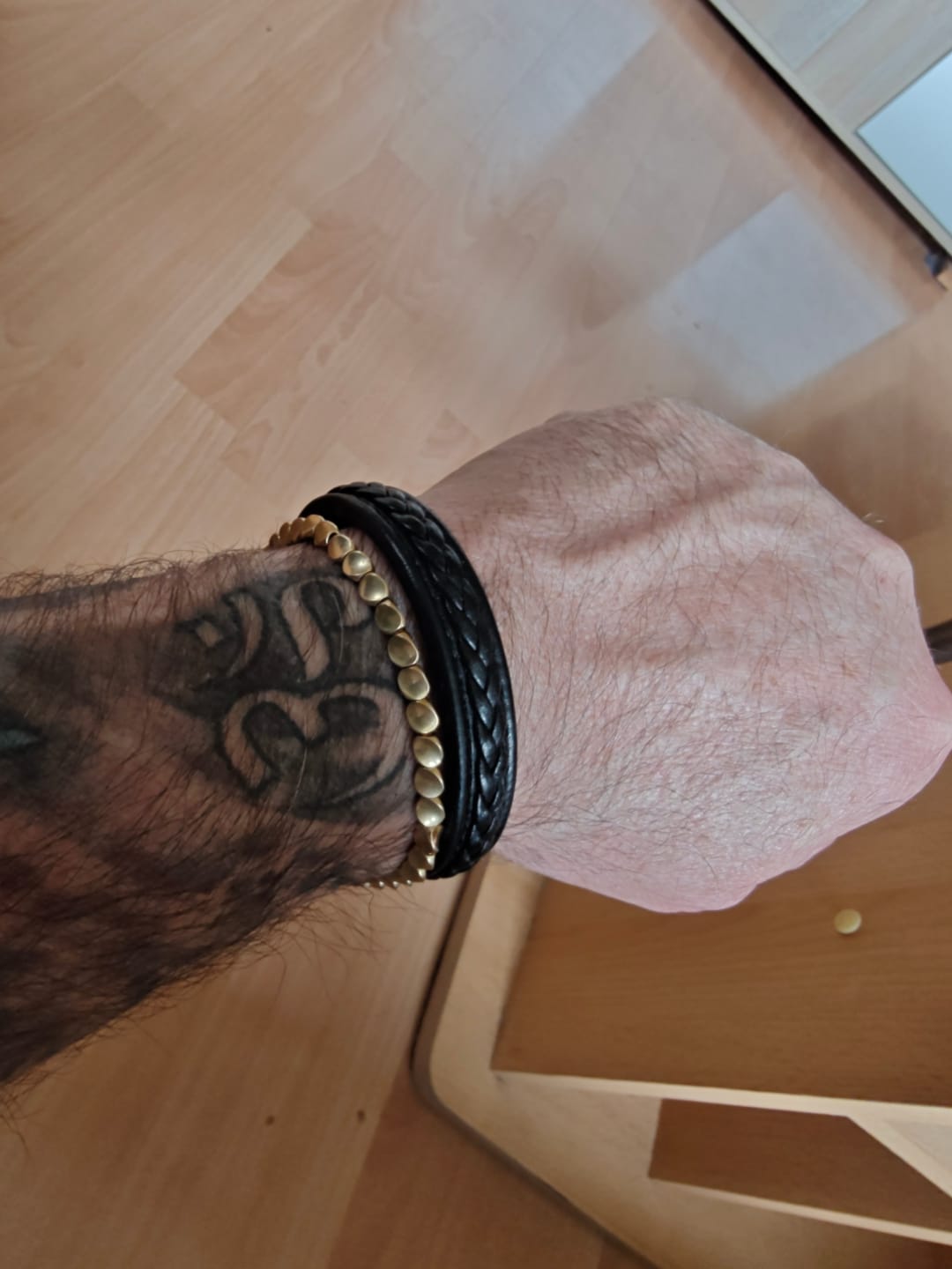 Customer photo review of Tibetisches Kupfer Glücksarmband