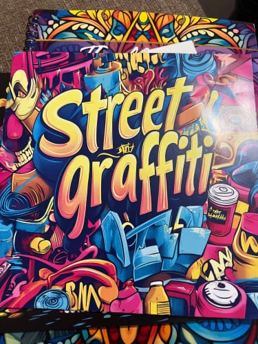 Customer photo review of Graffiti Street Art – Libro para Colorear