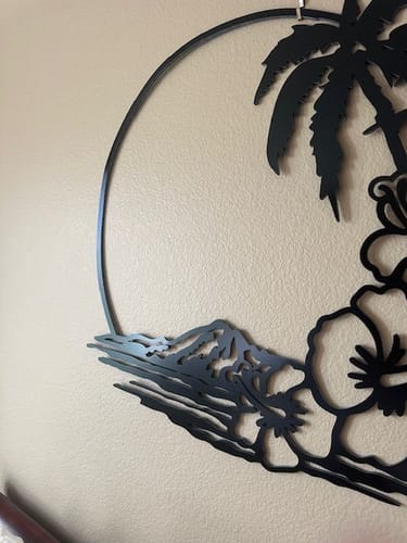 Customer photo review of Paradise View Wall Art