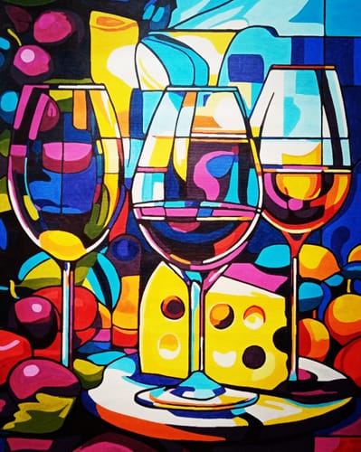 Customer photo review of Cheese & Wine