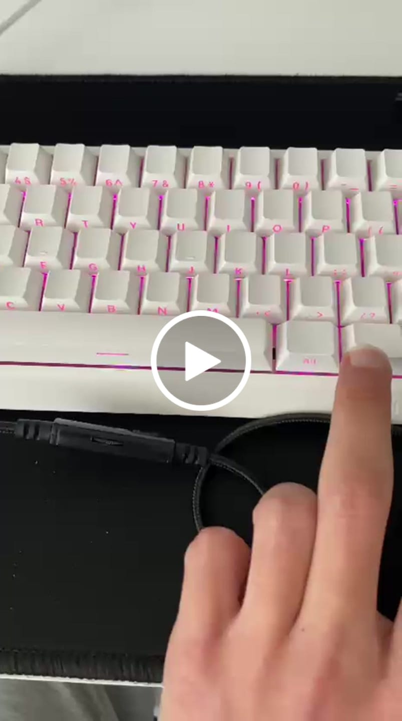 Customer video review of FGG Madlions MAD60/68 Klavye (Manyetik Switch / HE)