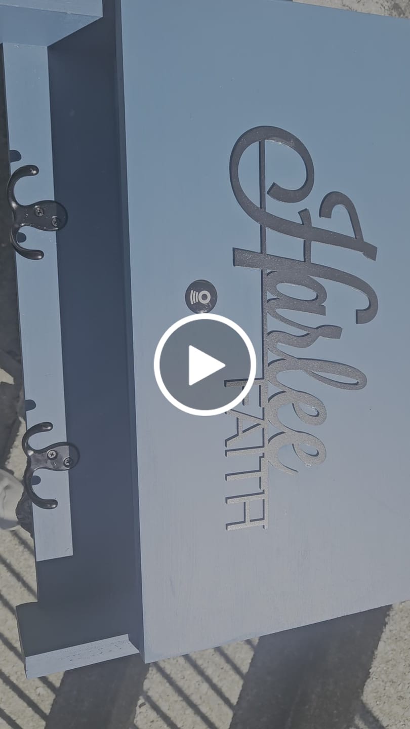 Customer video review of Custom Metal Family Established Monogram Wall Art - 20+ Color Options