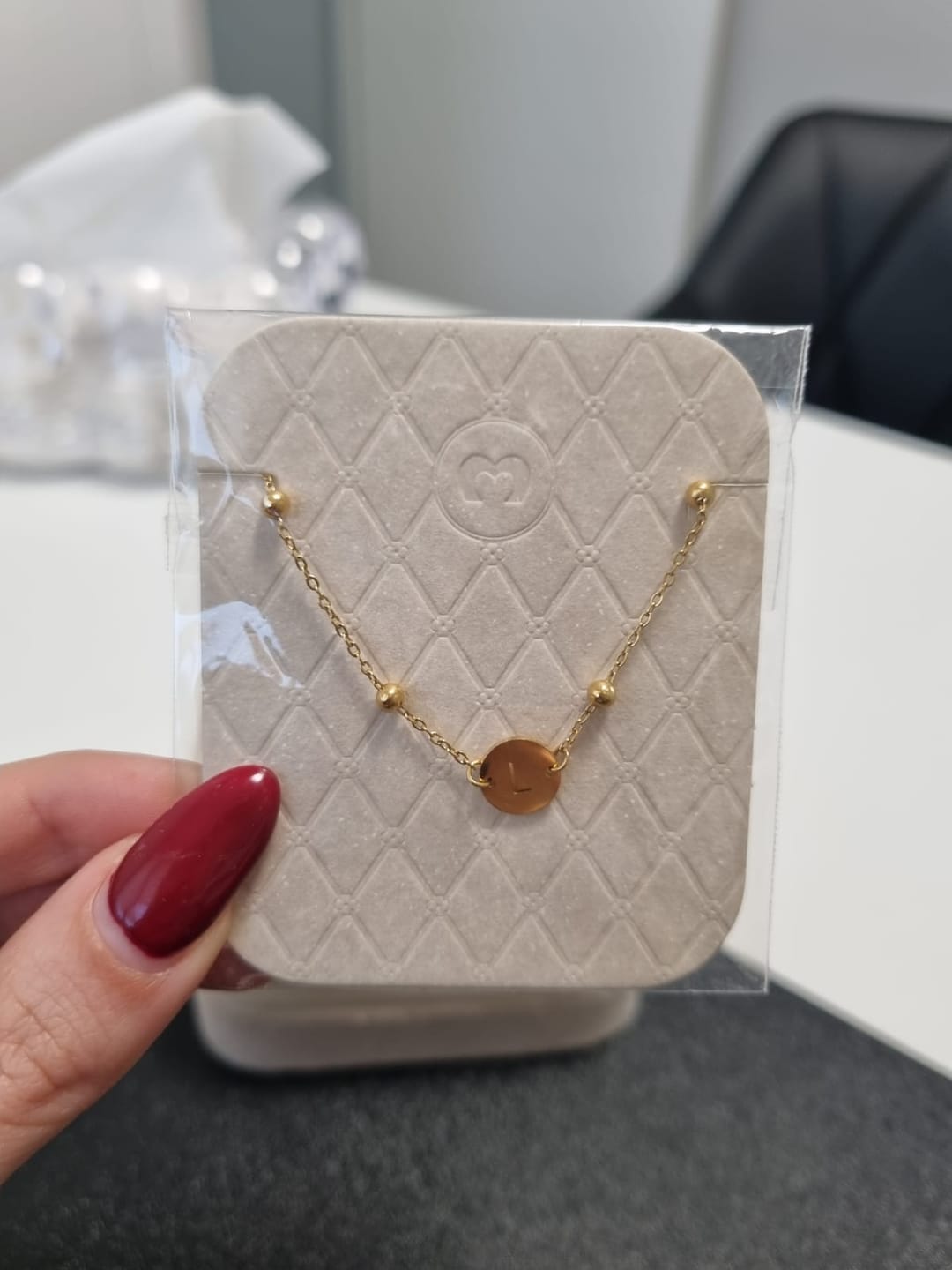 Customer photo review of Pulsera Círculo Inicial