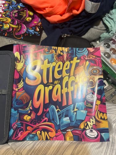 Customer photo review of Graffiti Street Art – Libro para Colorear
