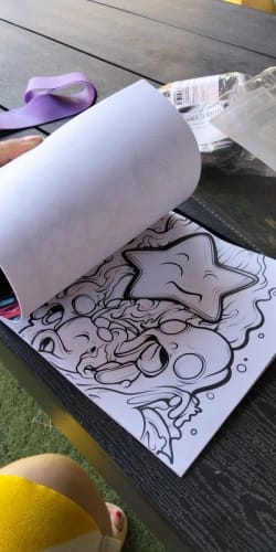 Customer photo review of Graffiti Street Art – Libro para Colorear