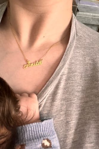 Customer photo review of Collana Nome