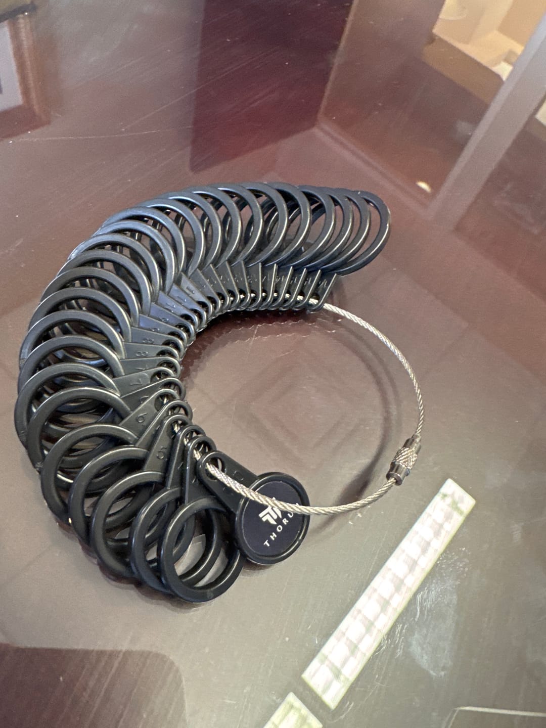 Customer photo review of Thorum Ring Sizer