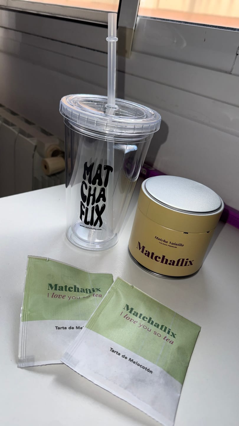 Customer photo review of Té Matcha Vainilla Premium