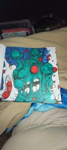 Customer photo review of Graffiti Street Art – Libro para Colorear