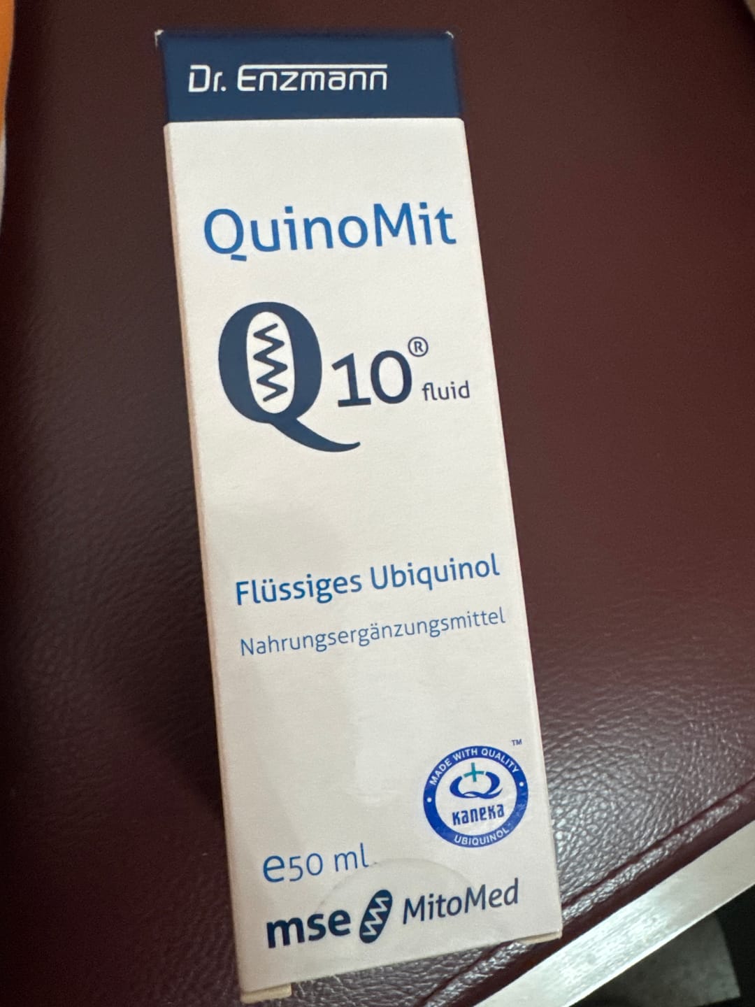 Customer photo review of 德國 Dr.Enzmann恩世蔓 還原型 QuinoMit Q10 fluid 50ml