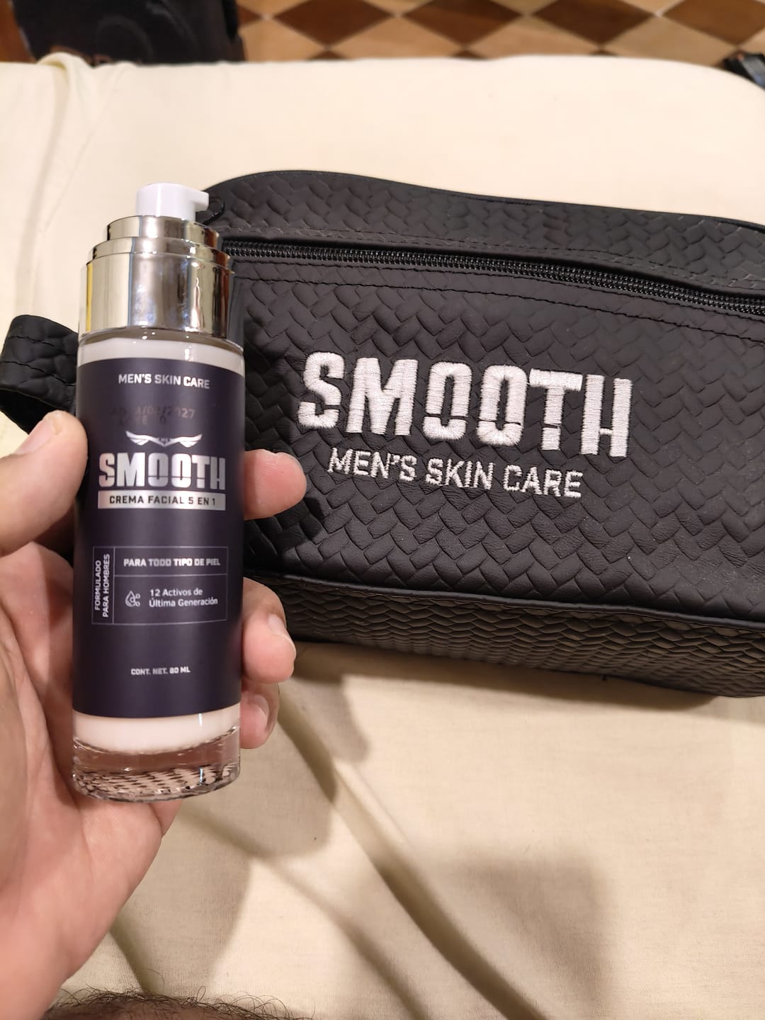 Customer photo review of Crema Facial 5 en 1