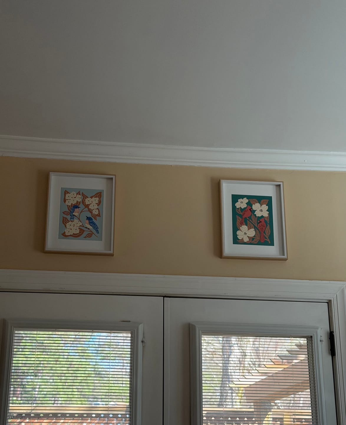 Customer photo review of Wren & Rhododendron Art Print