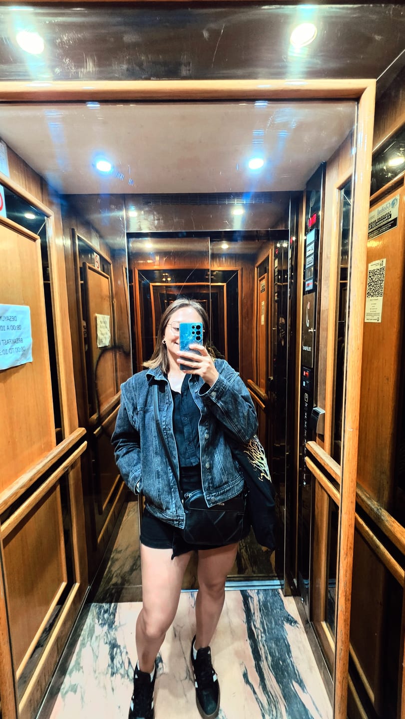 Customer photo review of Chaqueta Jeans Black