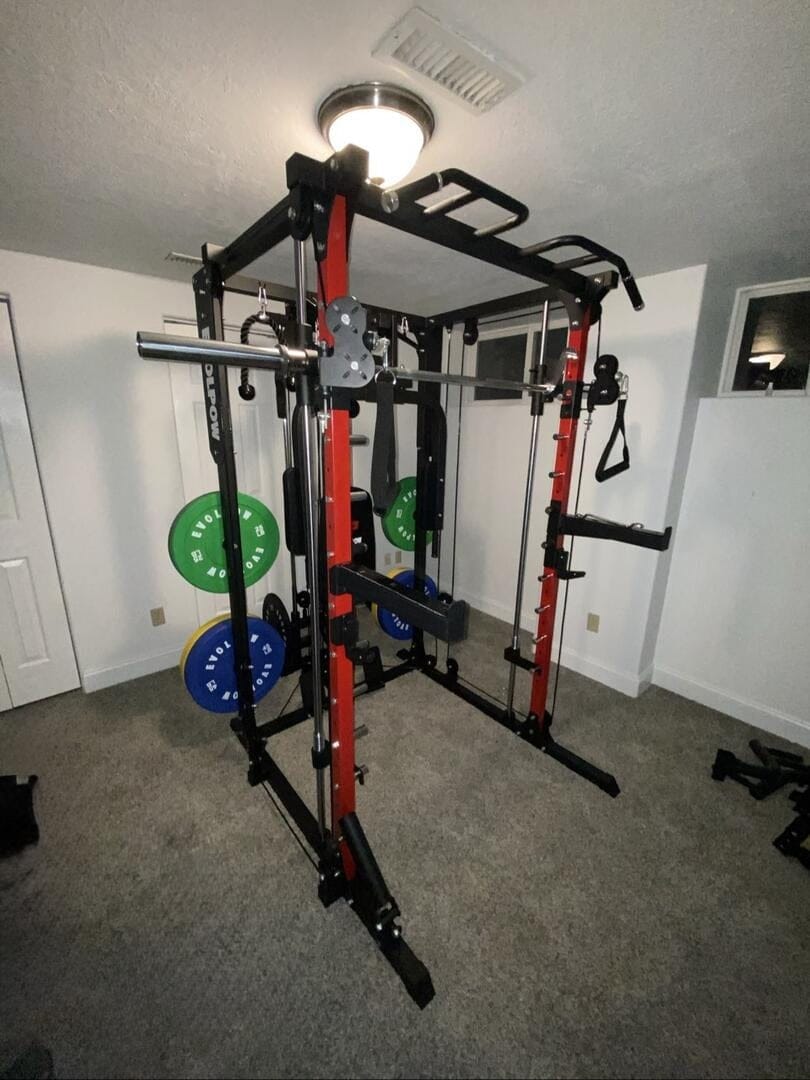 Customer photo review of EVOLPOW M2A Brute All-in-One Smith Machine Home Gym