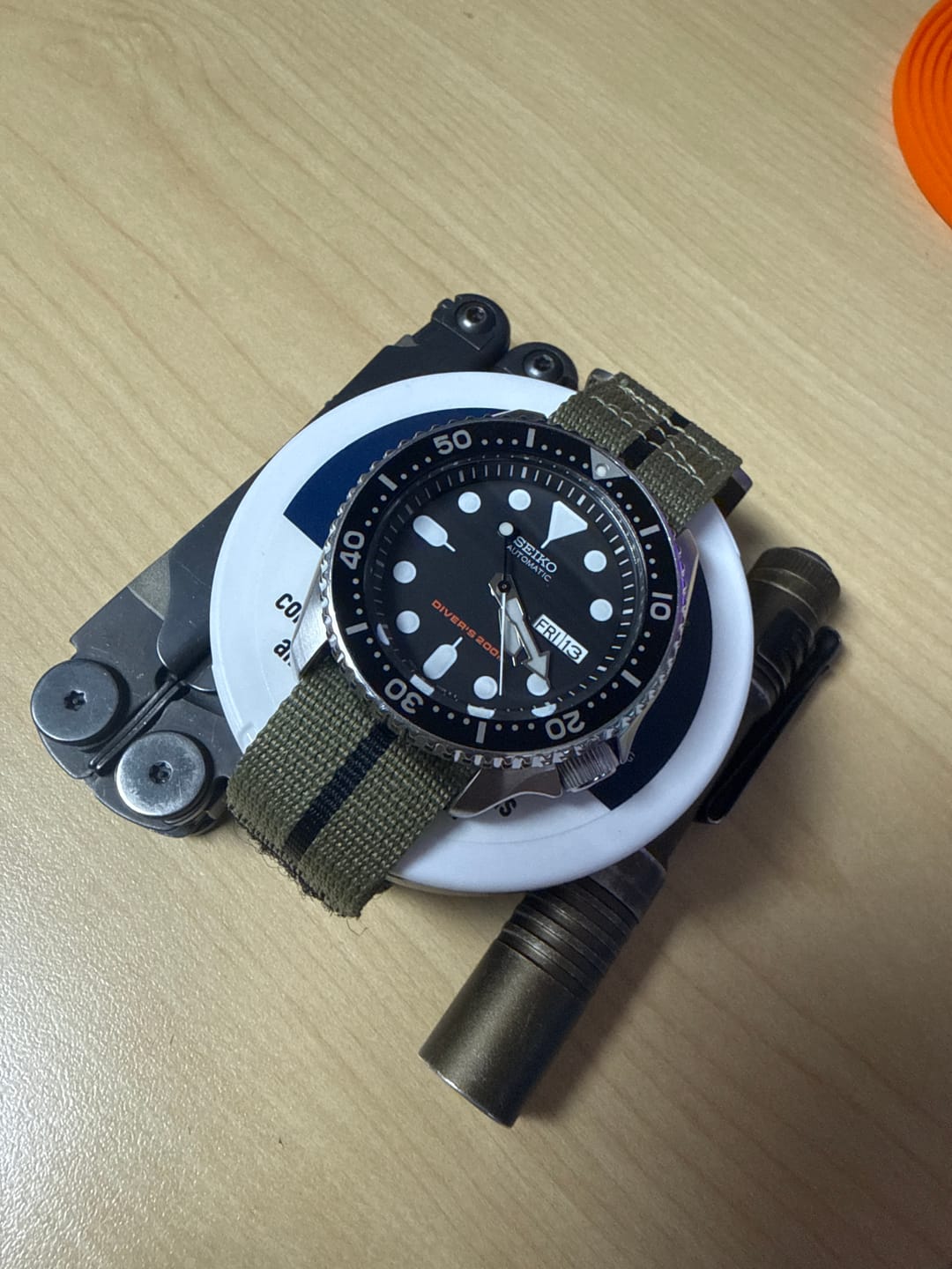 Customer photo review of Glomar Explorer - Hook & Loop Strap Striped