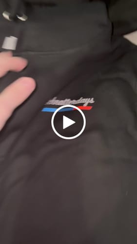 Customer video review of COLLAGE HOODIE