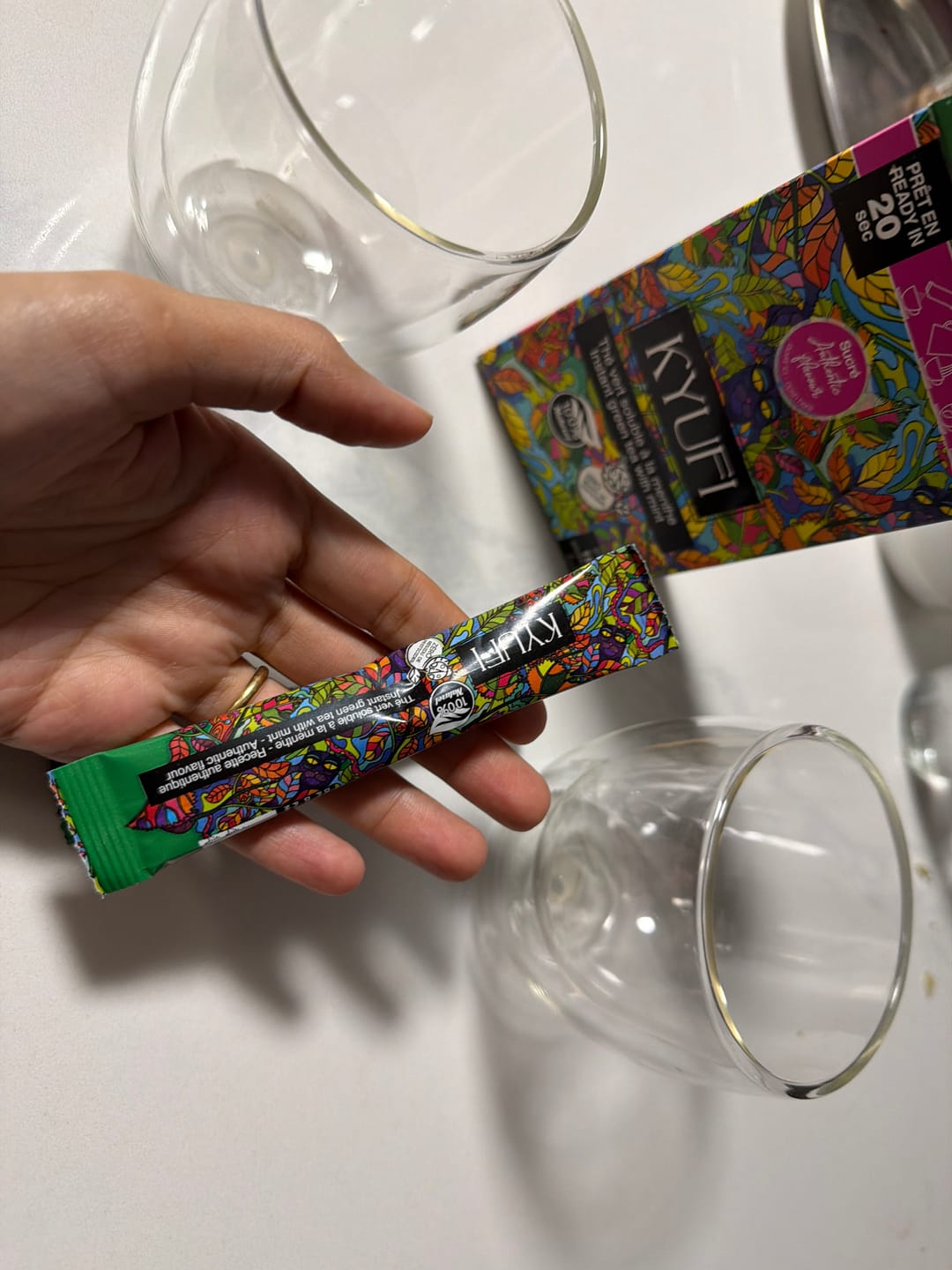 Customer photo review of Thé Vert Instantané À La Menthe - Recette Authentique