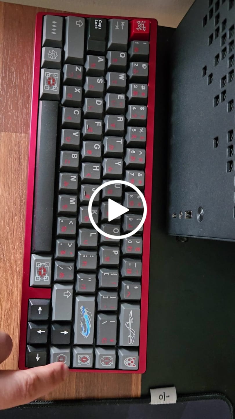 Customer video review of KEYKOBO NICHIRIN ABS TRIPLE-SHOT KEYCAP SET INSTOCK