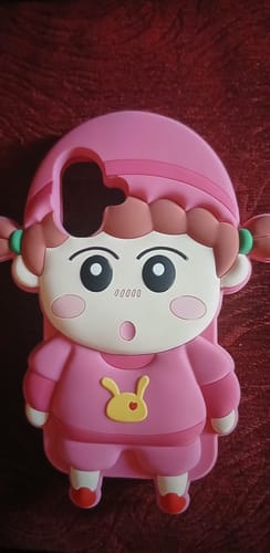 Customer photo review of Cute Cartoon 3D Silicon Case for iPhone