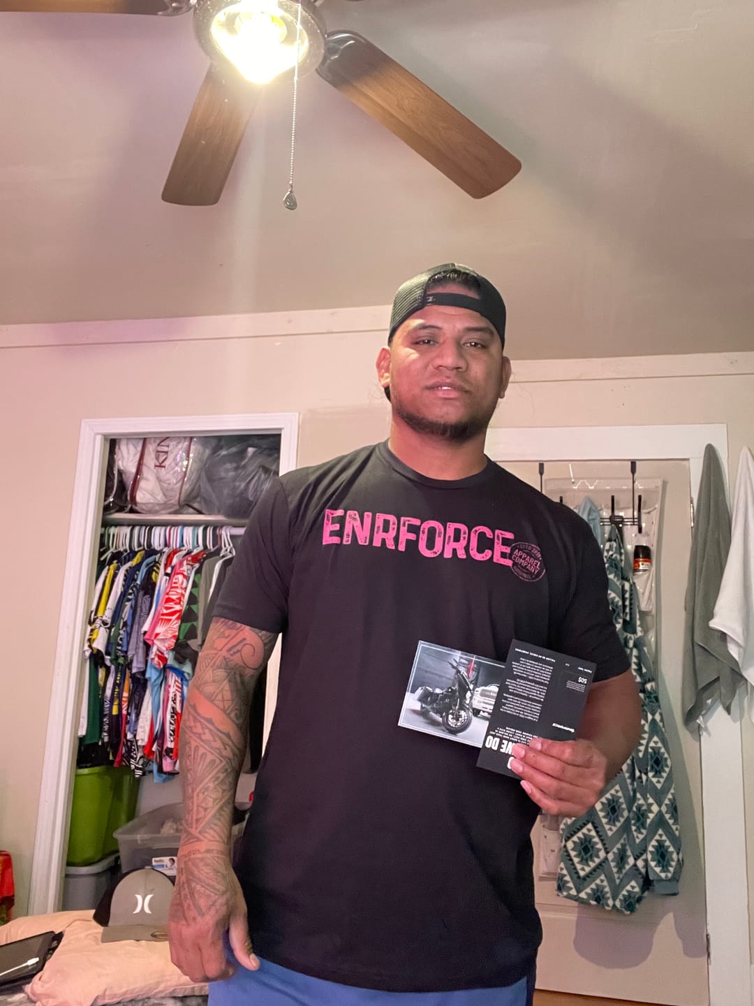 Customer photo review of Ladies "Boyfriend" Tee