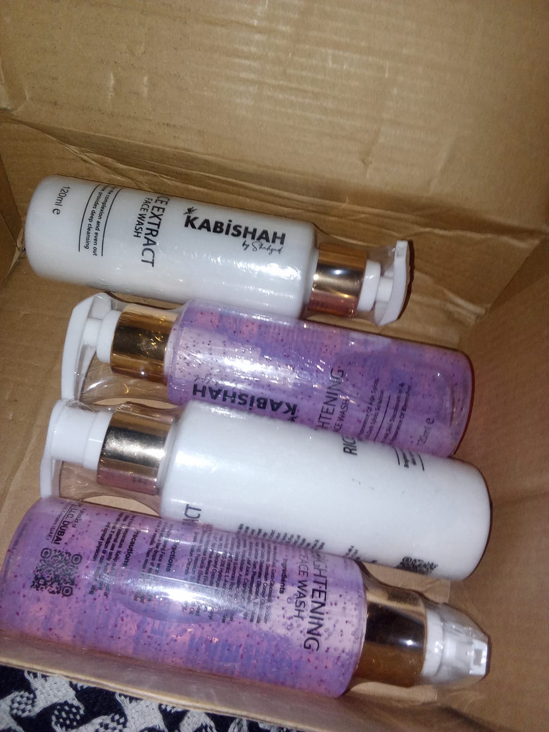 Customer photo review of Rice Extract Facewash Double Facewash