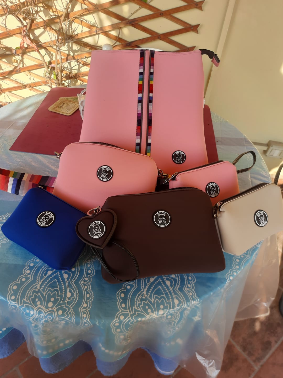 Customer photo review of TRIO | Zainetto + Pochette + Trousse
