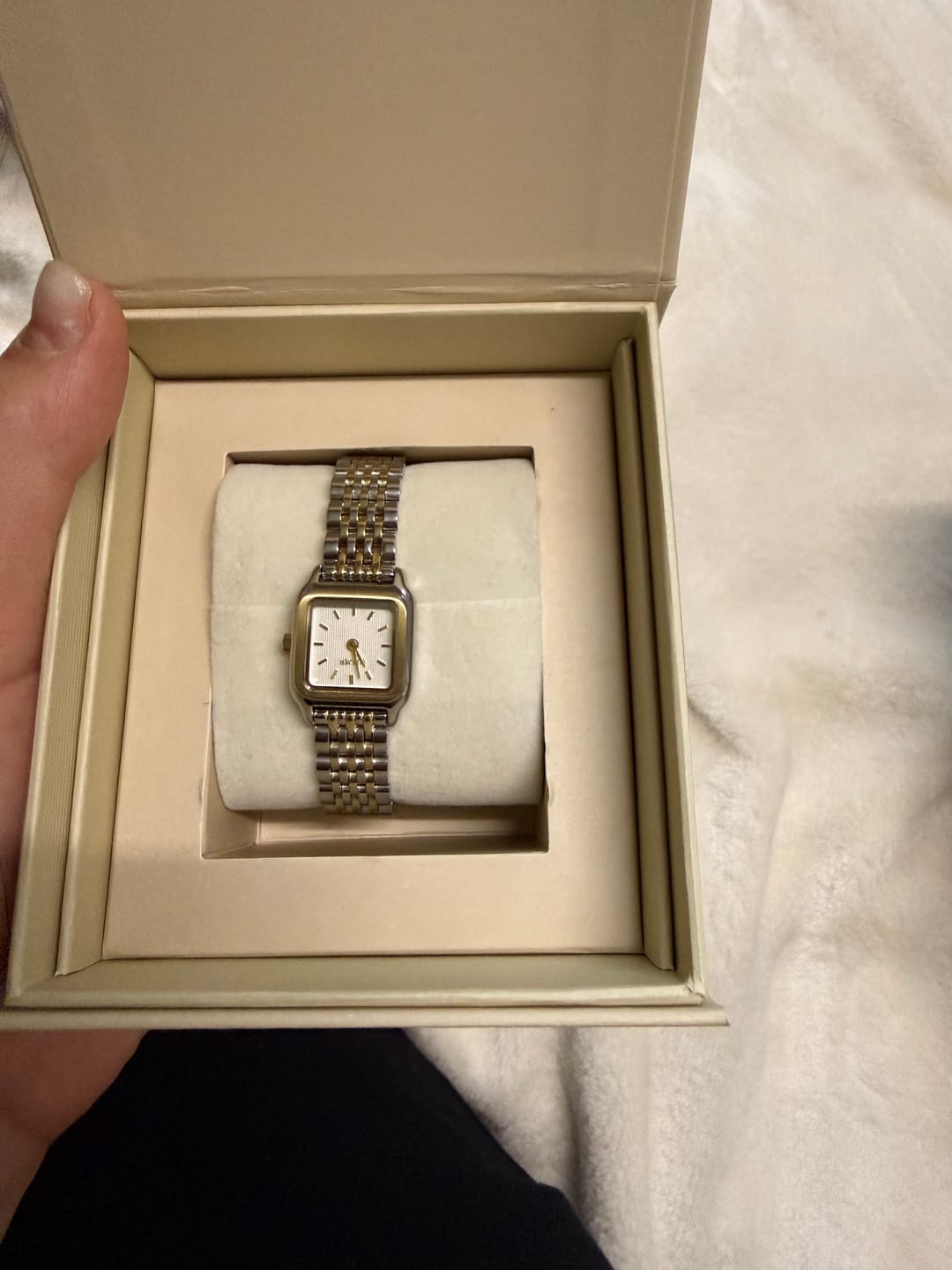 Customer photo review of Macy Petite Gold Silver