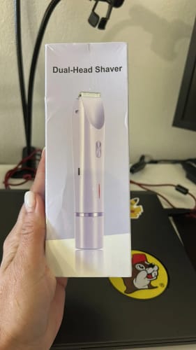 Customer photo review of Electric Shaver for Woman Double Head Dual Purpose Female Razor Body Epilator Leg Underarm Bikini Electric Hair Remover Trimmer