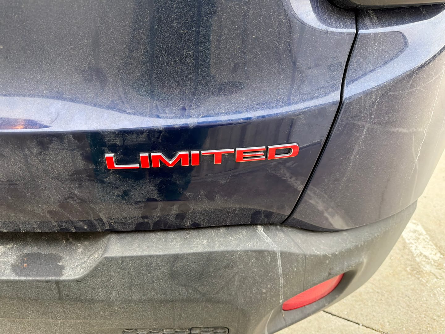 Customer photo review of LIMITED Emblem Overlay Decal for Jeep – Vinyl Badge Sticker