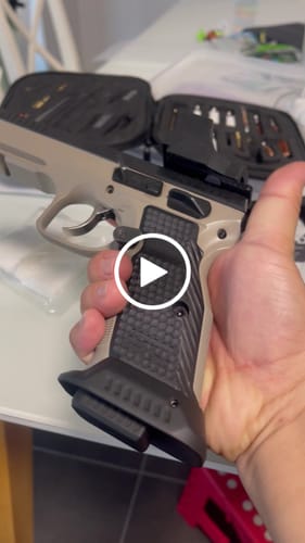 Customer video review of Mec-Gar Magazine CZ Shadow 2 Brass Basepad – Magwell Compatible