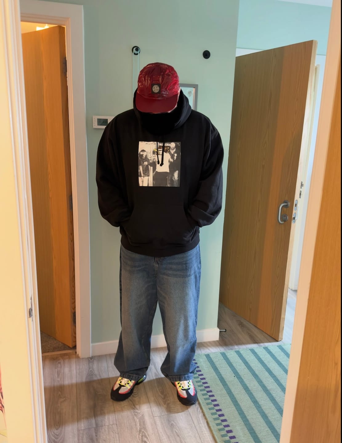 Customer photo review of DENIM PANT | FROST