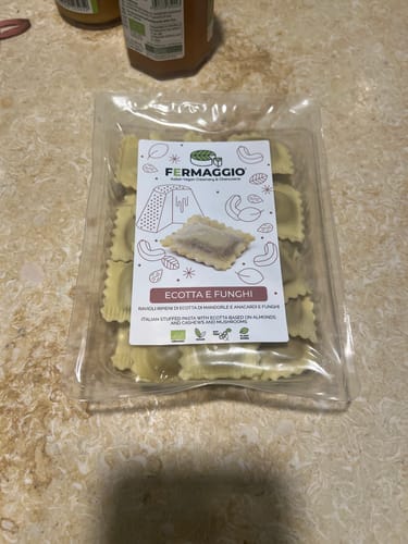 Customer photo review of Ravioli Fermaggio® Ecotta e Funghi 250g Bio
