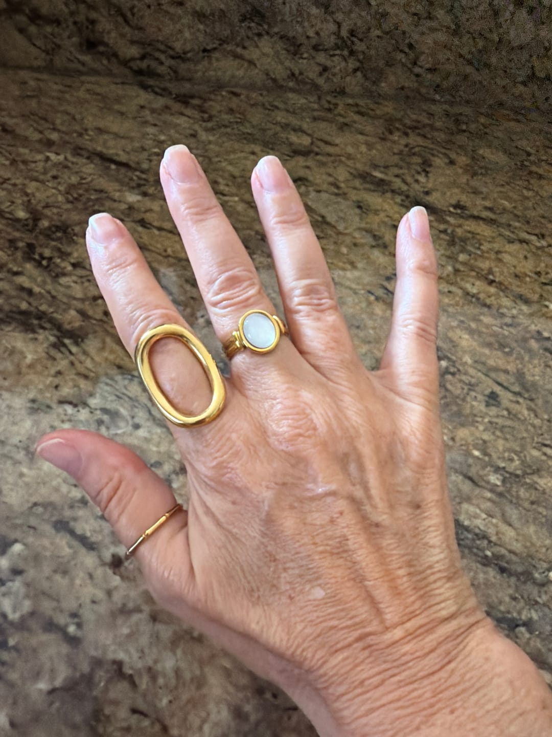 Customer photo review of Kai Mother Of Pearl Ring (Bundle)