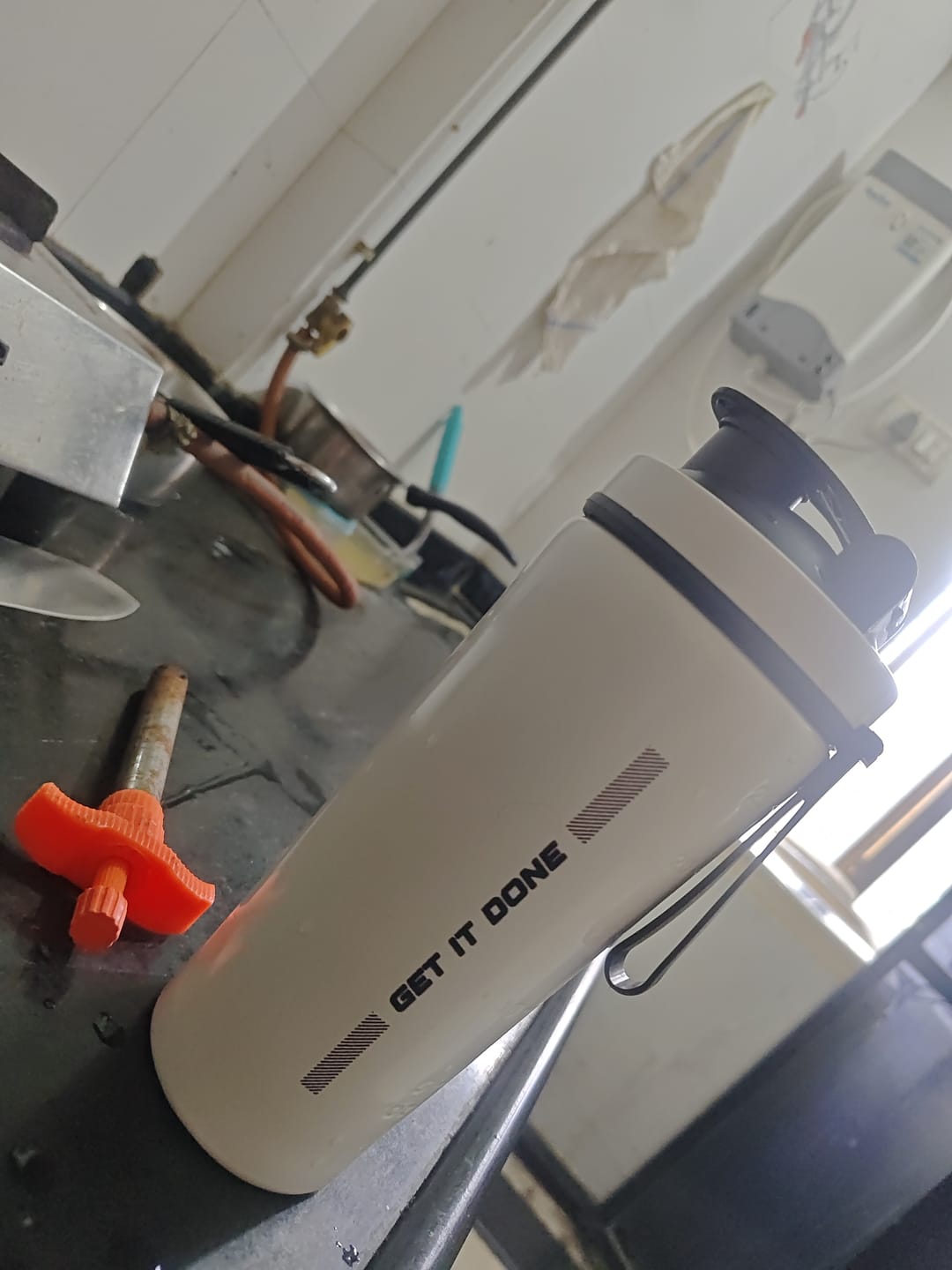 Customer photo review of Wellcore - Micronised Creatine Monohydrate (83 Servings, Kiwi Kick) + Premium Steel Shaker