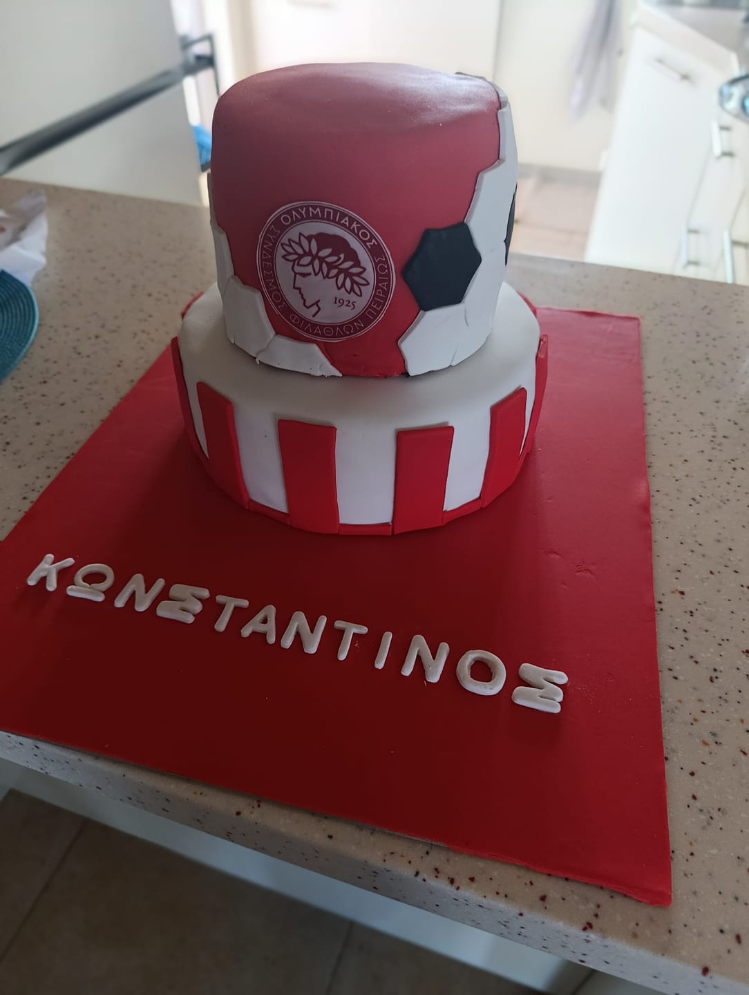 Customer photo review of Εκτύπωση σε φύλλο ζαχαρόπαστας