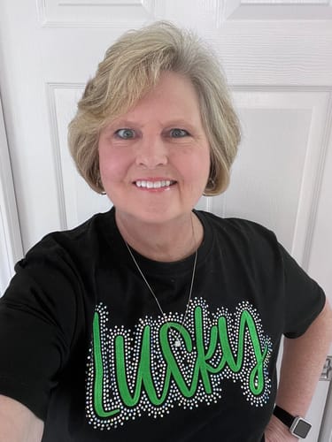 Customer photo review of Custom Team Name  Embroidered & Bling Shirt
