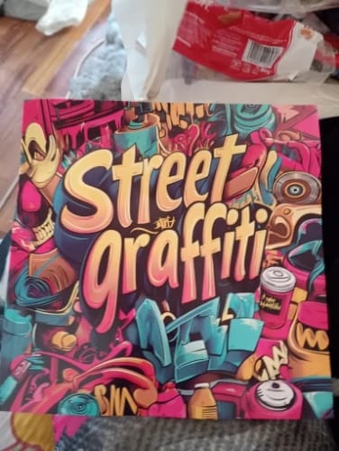 Customer photo review of Graffiti Street Art – Libro para Colorear