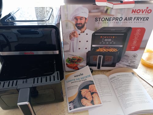 Customer photo review of Air Fryer Novio StonePro