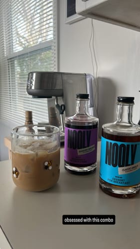 Customer photo review of Vanilla Coffee Syrup