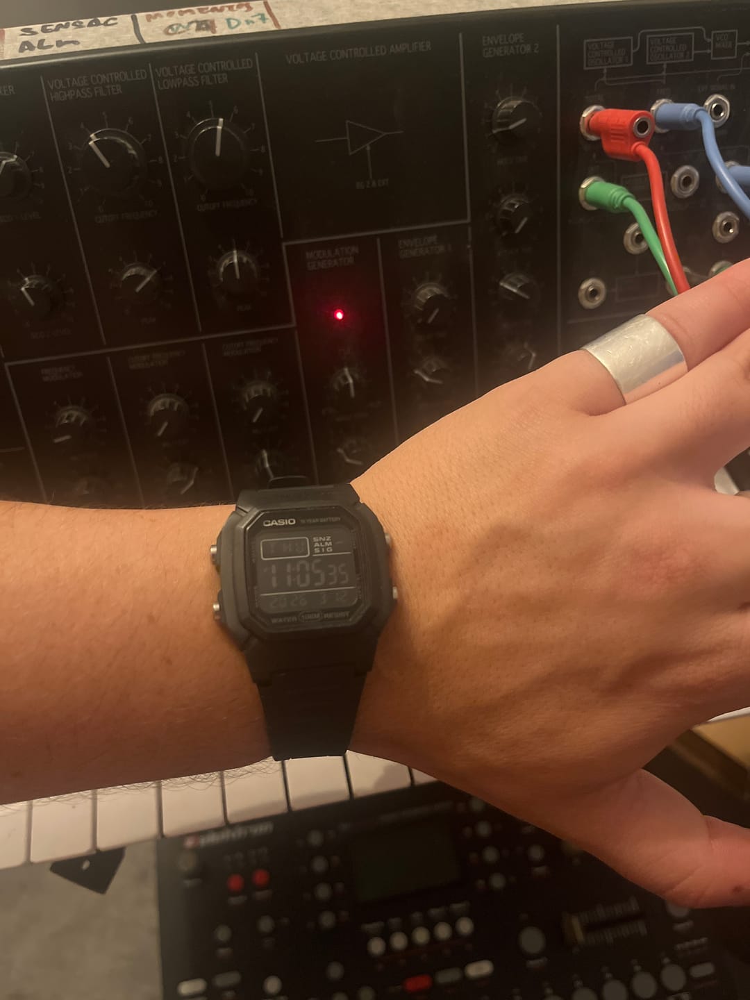 Customer photo review of Reloj Casio Vintage W-800H-1B Negro Pantalla Negativa